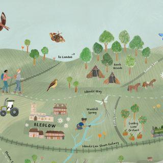 Journey through the Chilterns with Chalk, Cherries and Chairs