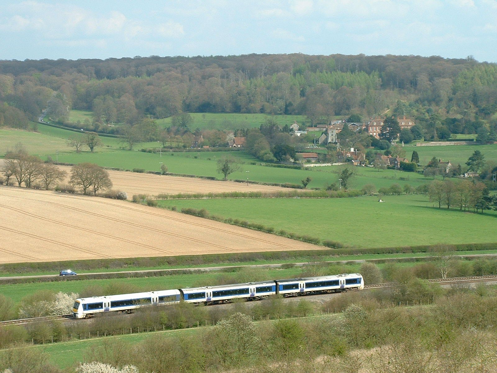 train in Bradenham valley (Peter Goodearl)