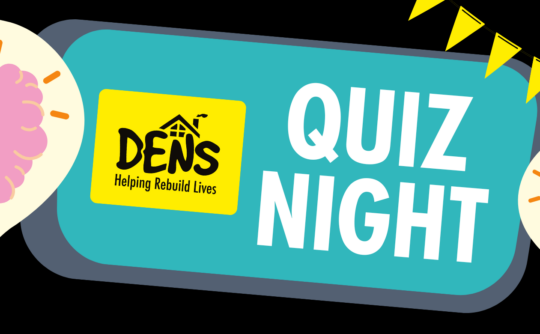 Quiz Night - Banner with DENS logo
