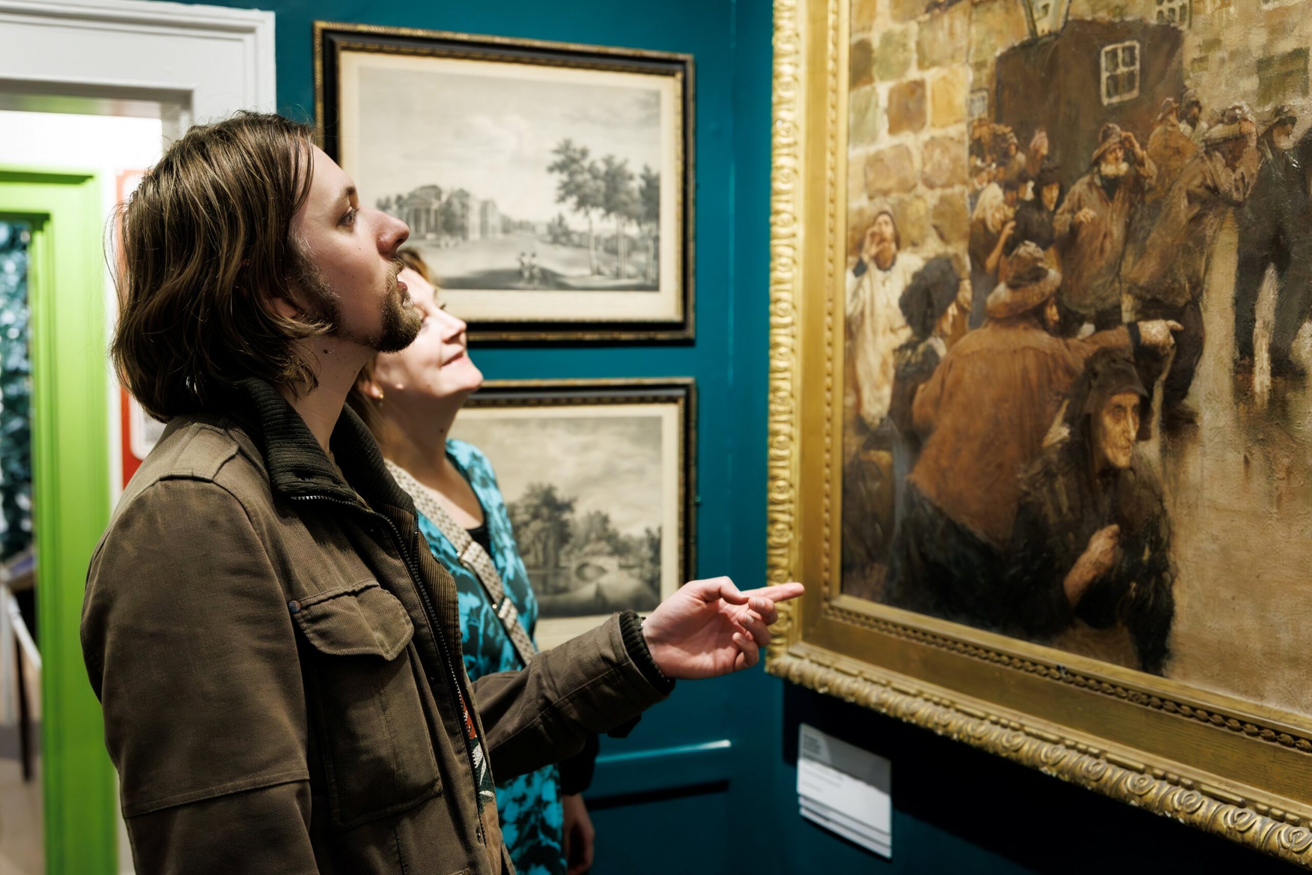 Young ambassador volunteers exploring Wycombe Museum