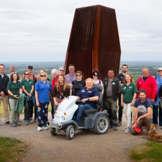 New accessible trail and sensory garden launched at Dunstable Downs
