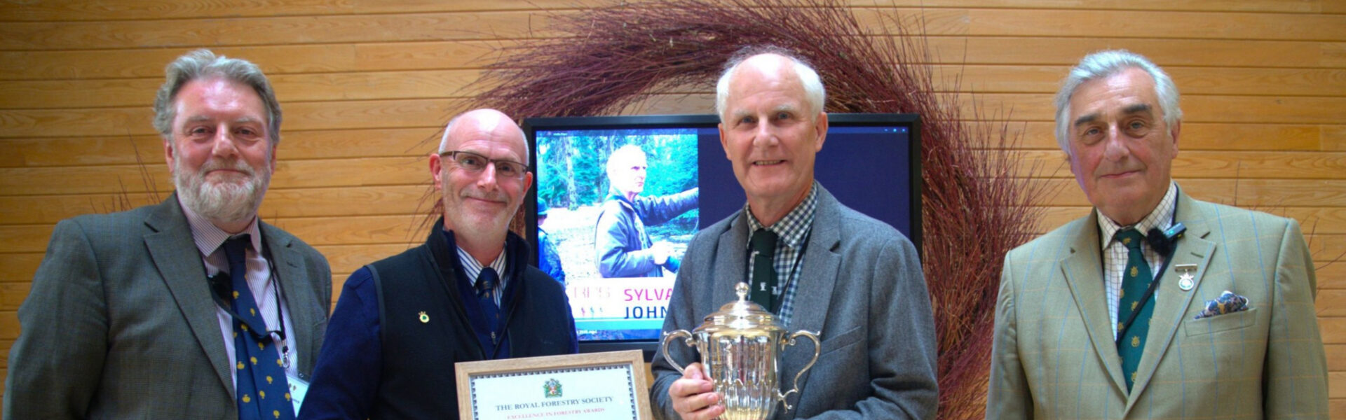 Royal Forestry Society honours woodland champion John Morris