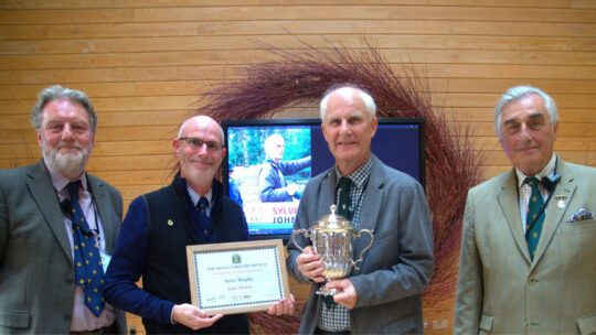 Royal Forestry Society honours woodland champion John Morris